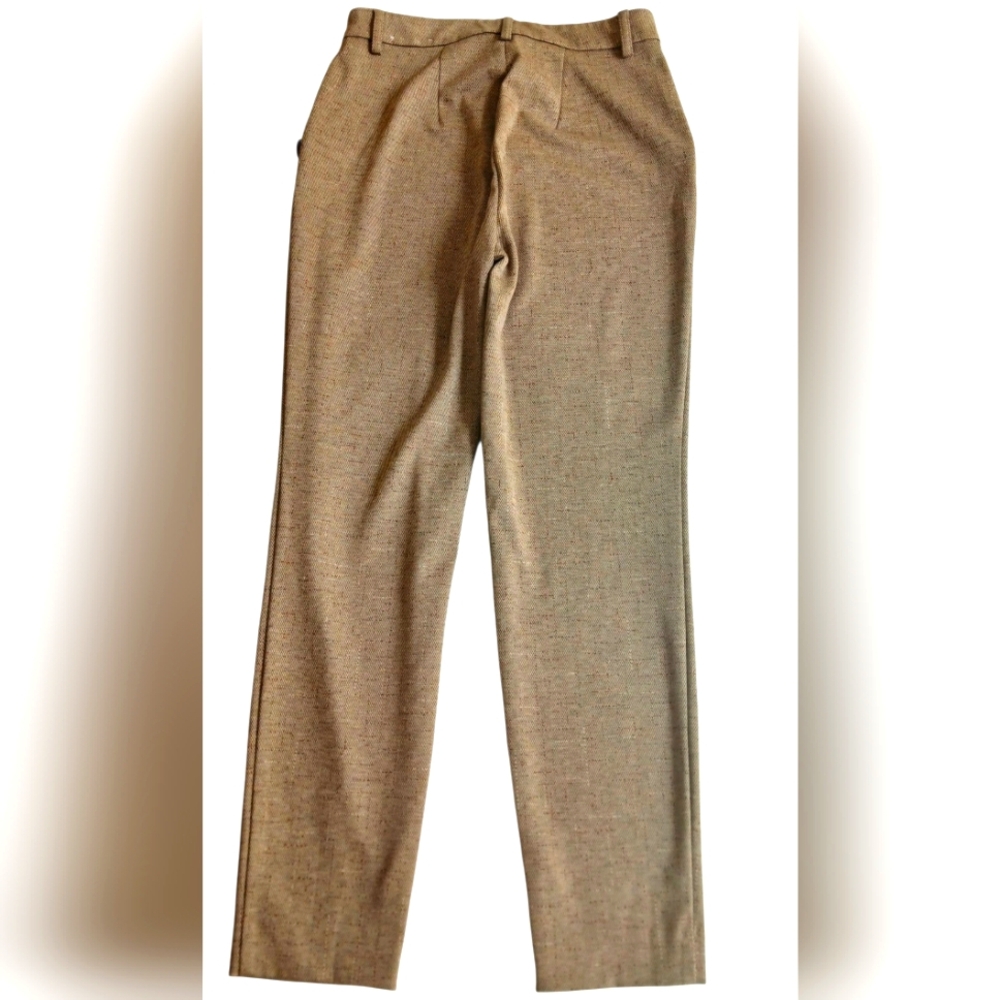Express Women's Brown Skinny Mid Rise Ankle Trousers-Size 4 EUC - Picture 5 of 5